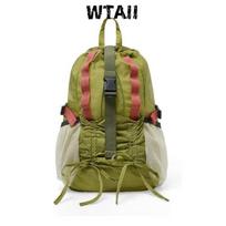 Schoolbag Korean drawstring multi-color backpack bag lightweight outdoor mountaineering commuter student large-capacity leisure schoolbag žalia