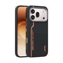 For Honor 600 Pro Case Hard Business Carbon Fiber Metal Lens Magnetic Protective Phone Back Cover For Honor 60 Shell Bumper Honor 600 Pro brown
