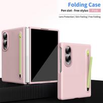 Samsung Z Fold8 Phone Case with Screen Protection & Stylus - Solid Color, Skin Feel, Drop Protection Z Fold 8 (Wide) black