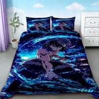 Duvet Cover Nezuko Kamado Bedding Set Anime Demon Slayer Comforter Bed Linen Single Twin Full Queen Size Kids Girl Boys Gift 140*200cm/55x79in Single/Twin 3pcs