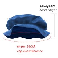 Tudor Flat-top Imitation Suede Beret - Renaissance Festival Accessory for Men & Women One Size blue