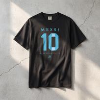 2026 Unisex Oversized Lionel Messi Argentina T Shirt Messi 10 Graphic Tee World Champion Soccer Fan Gift S white
