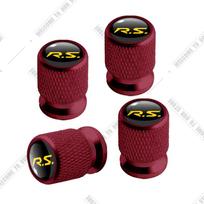 Car CNC Aluminum b81 GT RS Emblem For Megane Kadjar Clio Logan Arkana Sandero Vel Duster 4pcs Tire Valve Air Port Stem Cover Caps