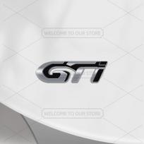 Car 3D Metal GTI Body Emblem Badge Decals Auto Tail QPO5 Sticker For Peugeot RCZ 406 405 205 3008 206 208 408 508 407 107 307 GT Line