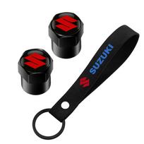 Motorcycle Keychain suede Keyring tire valve caps For SUZUKI VSTROM DL250 DL650 V-Strom DL1000 DL 650/ 1000/X