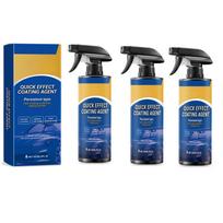 Car Coating Spray Paint Protection Car Scratch Repair Polishing Quick-Dry High Gloss Car Maintenance Automobile Coating Agent 2PCS blue