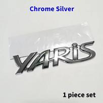 3D Metalinis Yaris Logotipo Emblema Ženklelis Matinis juodas Chromuotas Kamieno Raidės Lipdukas Toyota Yaris Automobilio Išorės Dekoravimo Aksesuarams