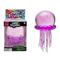 Schylling Nee Doh Jellyfish & Cube Squish Toy, Soft Jelly Squeeze Stress Relief Fidget Toy, Sensory Needoh For Kids & Adults