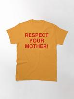 Red Respect Your Mother Harry Styles Red Classic T-Shirt XL auksas