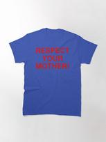 Red Respect Your Mother Harry Styles Red Classic T-Shirt M mėlyna