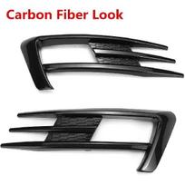 Pora Automobilio Priekinio Rūko Žibinto Grotelių VW Golf 7 MK7 GTI 2014 2015 2016 2017 Rūko Žibinto Apatinės Bamperio Grotelės Carbon Fiber Look