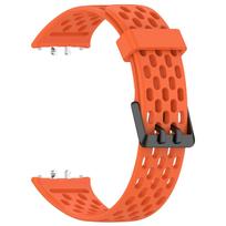 Silikoninis dirželis Samsung Galaxy Fit 3 sportiniam kvėpuojančiam išmaniajam laikrodžiui, pakaitinė apyrankė Galaxy Fit 3 laikrodžio apyrankė For Samsung Galaxy Fit 3 orange
