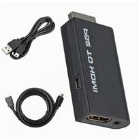 PS2 to HDMI-compatibale Audio Video Converter 480i/480p/576i With 3.5Mm Audio Output Supports All PS2 to HD Display Modes Package B
