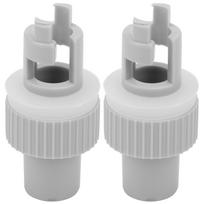 2Pcs Air Valve Connector Kayak Inflatable Hose Converter Rowing Boats Accessories white