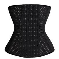 Lilvigor Slimming Waist Trainer Belt Shapewear Women Belly Cincher Body Shaper Fat Compression Strap Girdles Firm Hook Corset 5XL black