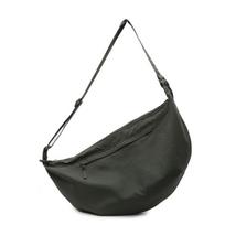 Lazy wind messenger bag women's large-capacity simple casual shoulder bag street tide fashion breast bag one size fits all žalia