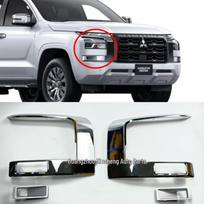 Mitsubishi L200 Triton 2023-2025 Headlight & Fog Light Trim Frame Headlight Trim Strip [Left L] black