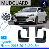 Mudguards fit For Hyundai Elantra Avante AD 2016- 2017 2018 Car Accessories Mudflap Fender Auto Replacement Parts gray