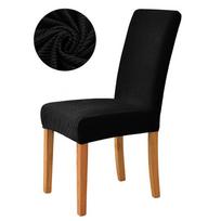 New Elastic Recliner Sofa Cover Jacquard Lazy Boy Armchair Covers Solid Color Slipcovers Couch Protector Living Room Home Decor 1 seater black