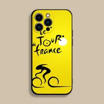 T-Tour De France B-Dviračio telefono dėklas Silikoninis Juodas Minkštas Skirtas iPhone 17,16,15,14,13,12,11,Pro,Max,Plus,E,SE4,Air,Mini iPhone17Air yellow