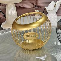 Large Capacity Coffee Pod Holder Wire Basket Large Capacity Coffee Pod Holder  Home Office auksas