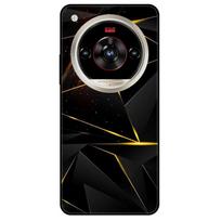 Dėklas ZTE Nubia Focus 2 Ultra 5G, prabangus marmuro rašto dangtelis, silikoninis dėklas Nubia Focus2 Ultra, minkštas dėklas Z2463N, Coque apvalkalas ZTE nubia Focus 2 Ultra black