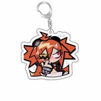 Zenless Zone Zero Keychain: Bilichid's Aileen Jolena Von Lecan Acrylic Student Backpack Pendant 5.5cm black