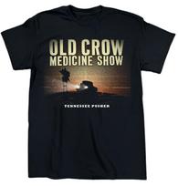 New Old Crow Medicine Show Band Tennessee Pusher Cotton Black T Shirt EN776 5XL įvairiaspalvis