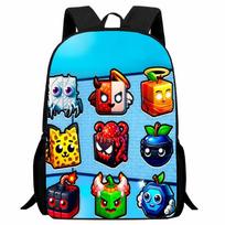 Spausdinti Roblox Blox Fruits Studentų Mokyklinė Kuprinė Animacinių žaidimų Prekės Kuprinė Berniukams Mergaitėms 16inch backpack