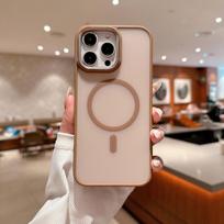 Shock Proof Tough Case for iPhone 17 Pro Max with Frosted Diamond Texture Lens Magnetic protective case 16 15 14 13 12 11 Plain iPhone 11 Pro Max auksas