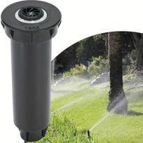 1pc 360° Rotating Retractable Pop-Up Sprinkler Heads High-Pressure Spray Durable Plastic Lawn Watering Tool Garden Accessories