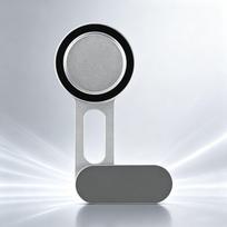 MagSafe Magnetic Phone Stand: Portable Aluminum Alloy Laptop Screen Mirroring and Expansion Stand gray