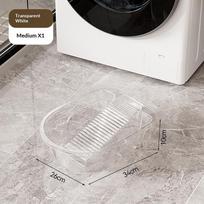 Transparent Cat Litter Box Anti-Splashing Detachable Sifter Deep Base No Spill for Indoor Multi Cats Family Use A4 gray