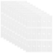 10Sheets/300Pcs Self-Adhesive Cable Labels Waterproof Wire Marking Ties Laser Printer Stickers Fiber Wire Labels Organizers Tag white