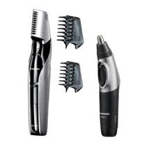 ER417 Panasonic Rechargeable Body Trimmer + Nose Hair Trimmer Set ER-GK60 Hair Removal Shaver gray