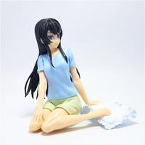 Rascal Does Not Dream Of Bunny Girl Senpai Mai Sakurajima Pajama Figure Anime Statue Model Desktop Decor Collectible Toys Gift gray