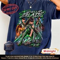 Comfort Colors Eve Stellar Blade Shirt, Eve Stellar Blade Tee, Stellar Blade Graphic T-Shirt, Action RPG Gamer Gift, Sci Fi Gaming Shirt 3XL black