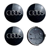 4 vnt. rinkinys 4B0601170 Ratlankio centrinis dangtelis Stebulės dangteliai 60mm 61mm 68mm 69mm Automobilio stilius Audi A3 A4 A5 A6 A7 A8 S4 S6 TT Priedai black