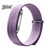 Quick Dry Sports Wrist Strap Replacement for Hume Band 2.0 Braided Nylon Adjustable Watch Soft Daily Wear Arm Band Breathable Anti-Sweat Sport violetinė