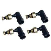 68029912AE Rear Air Spring Bellow Connect Copper Valve For Jeep WK2  09-16 Air Suspension Strut Repair Kit Car Accessories 4pcs black
