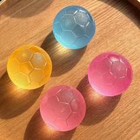 Football Stress Ball Maltose Squishy Toy Rugby/Soccer/Basketball Stress Relief Toy For Office Workers Students gray