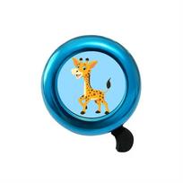 Cycling Ring Handlebars Horn Alarm Warning Bike Alarm Bell Kids Bicycle Bell  Bike Decoration blue giraffe white