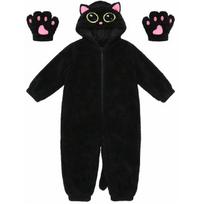 Vaikams Juodo Katino Mielas Cosplay Kostiumas Berniukui Helovinas Anime Kigurumi Pižama Kalėdos Karnavalo Šventė Naujieji Metai Persirengimas 2026 XL juoda