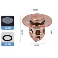 Stopper Wash Basin Plug Pop-Up Bounce Core Bathroom Sink Plug Basin Drain Filter Basin Spring Core