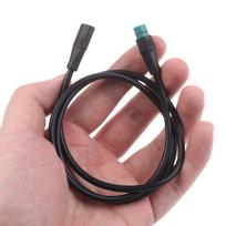 Elektrinio dviračio ekrano prailginimo laidas 5 kontaktų vyriškas-moteriškas laidas Bafang ekranui Can protokolas Dpc010 Dpc080 Vandeniui atsparus prailginimo laidas one size black