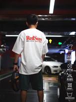 Vyriški Vintažiniai Initial D RedSuns Akagi Raudono Šrifto Spausdinimo Marškinėliai Drift Racing Laisvo Kirpimo Medvilniniai Laisvalaikio Automobilių Entuziastų Viršutiniai Drabužiai 100 white