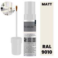 White touch-up paint for kitchen and living room furniture RAL 9010 matt