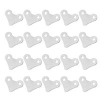 Pack of 20 Nut Openers for Macadamia Hazelnut and Pecan Stainless Steel Construction Walnut Opening Tool Kitchen Gadget white