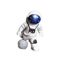 New Astronaut Figurines Christmas Resin Spaceman Moon Sculpture Decorative Cosmonaut Statues Miniatures Gift for Home Decor gray