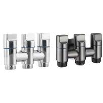 3 Way Angle Valve Improve The Functionality Of Your Home Or Commercial Spaces With The Three Way Diverter Valve Silver gray